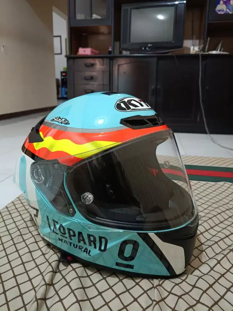 HELM KYT TT COURSE JAUME MASIA LEOPARD ORIGINAL