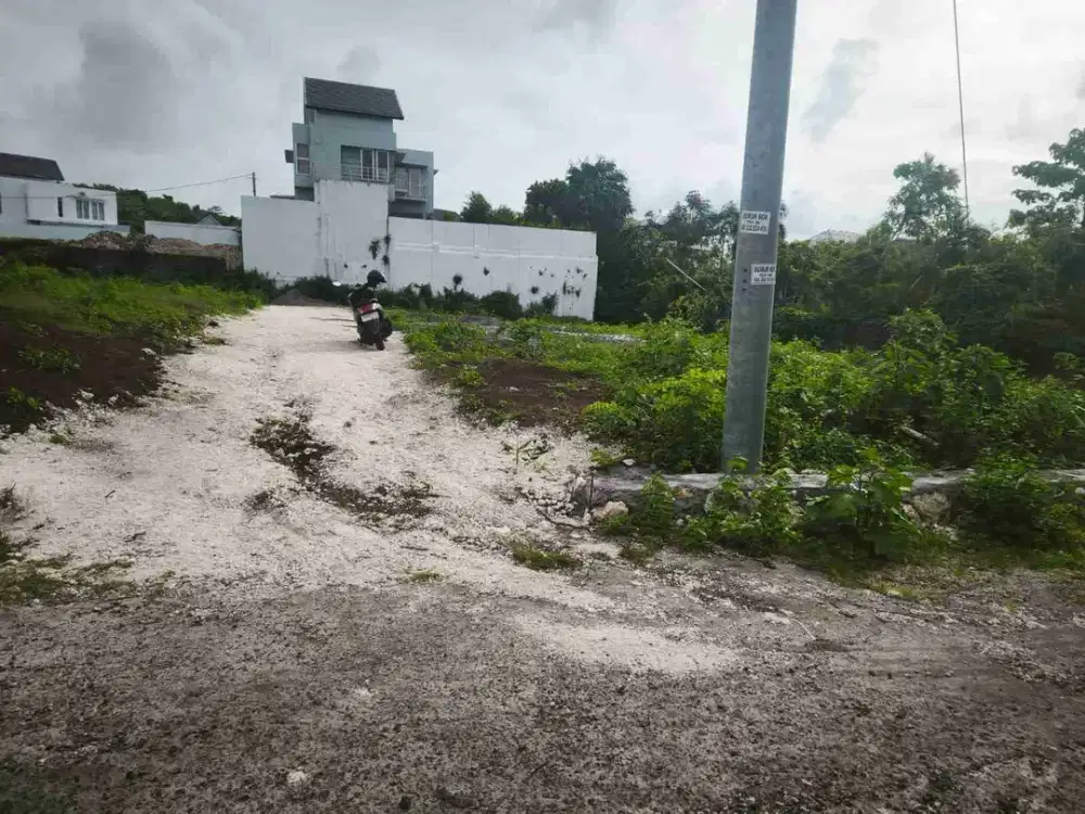 dijual tanah 129m² IDR GLOBAL 595 juta DIKAMPUS UNUD JIMBARAN KUTA SELATAN BADUNG BALI