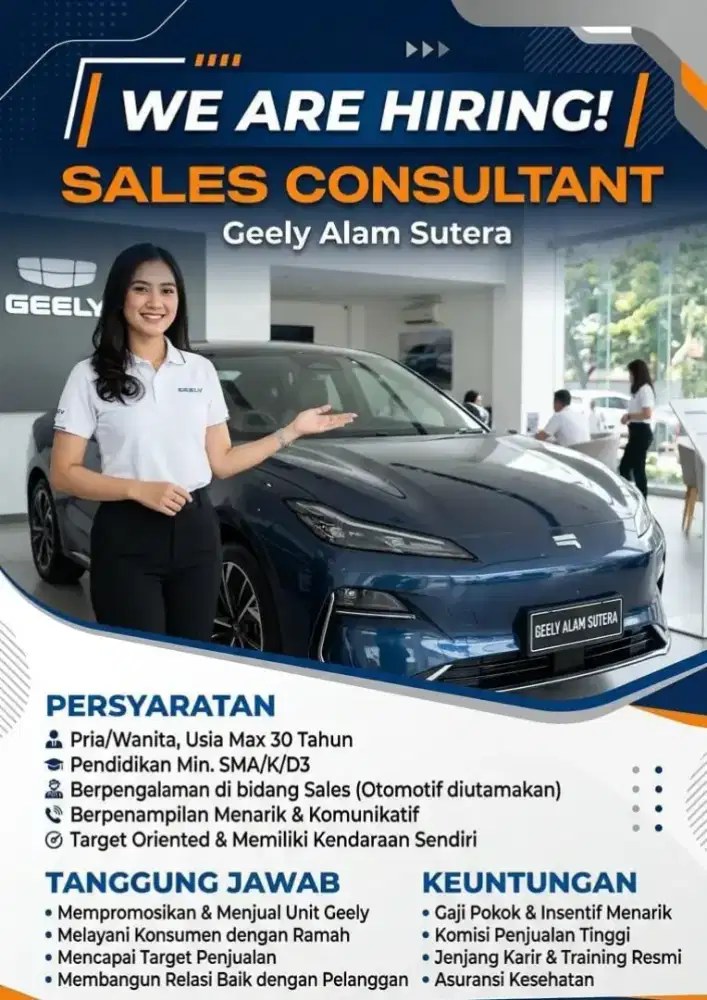 Lowongan sales Otomotif
