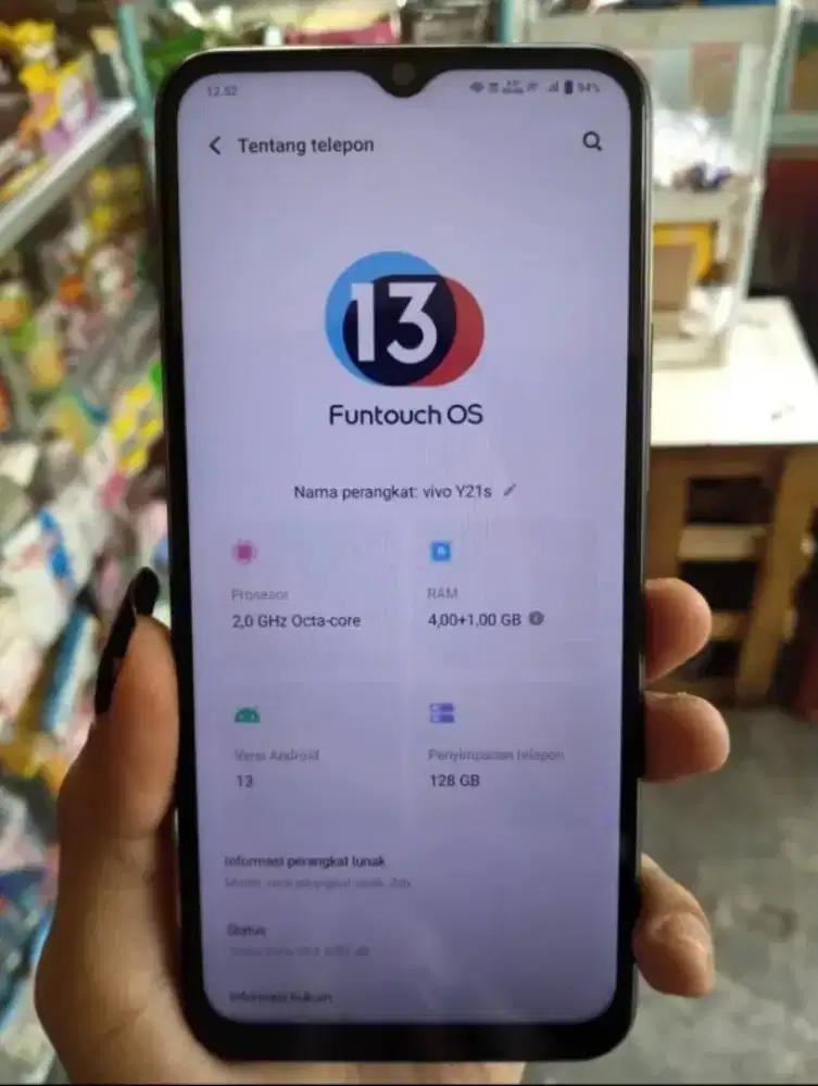 VIVO Y21s Ram 4GB/128GB