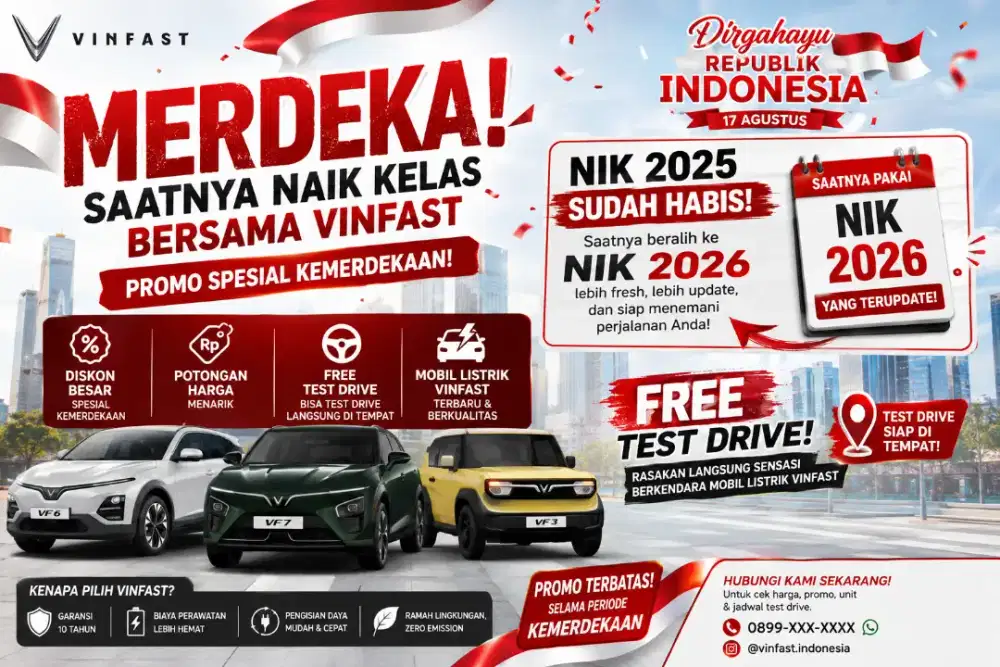 Vinfast vf3 promo kemerdekaan