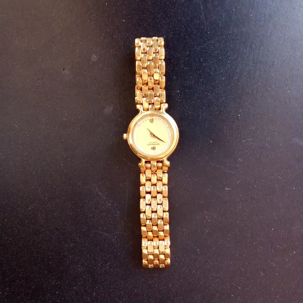 Arloji wanita Raymond Weil goldplated vintage