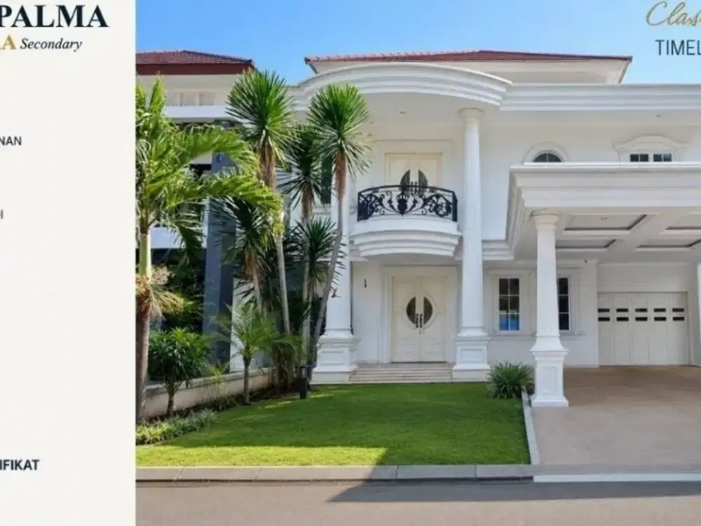 RUMAH MEWAH 2 LANTAI CLUSTER PALMA, ALAM SUTERA