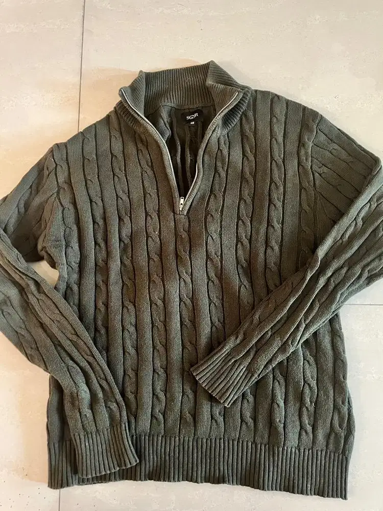 Signore Halfzip Cable Olive