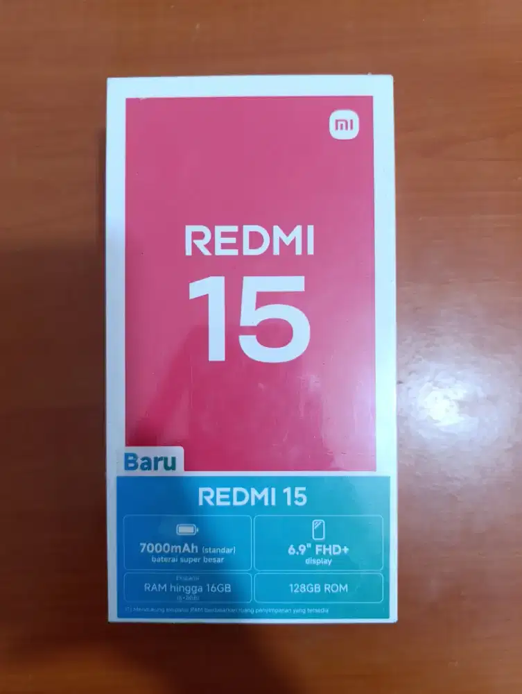 PROMO REDMI 15 8/128 PROMO+BONUS GARANSI RESMI