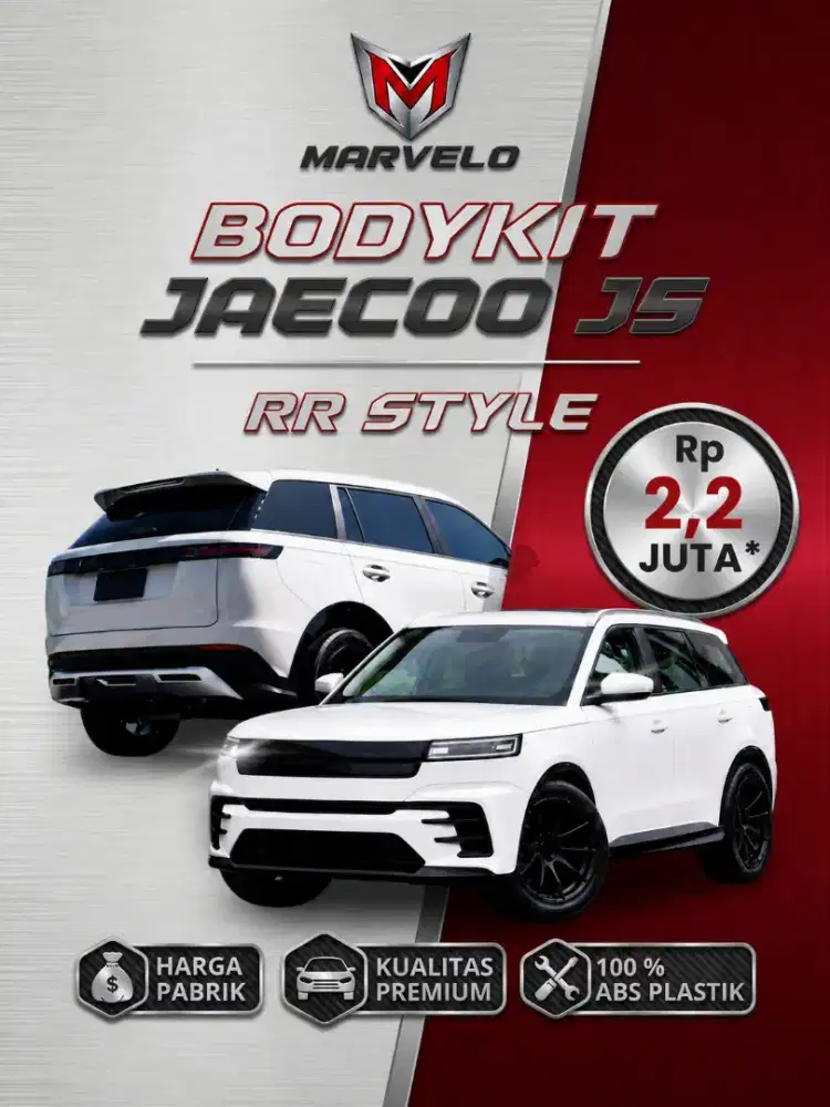 Dijual Bodykit Jaecoo J5 100% Plastik ABS