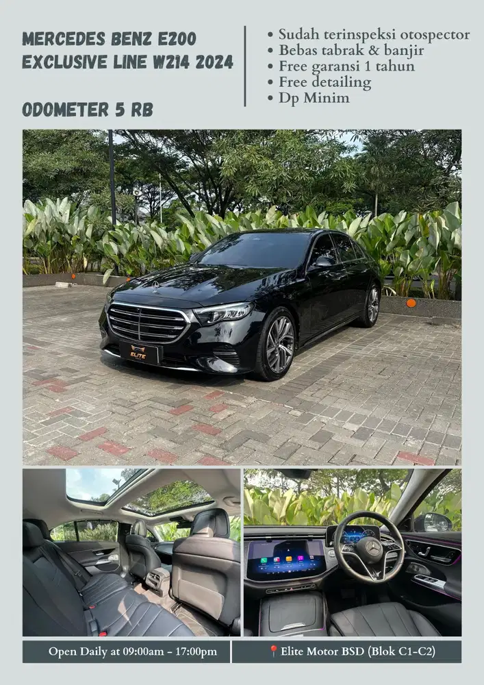 Mercedes Benz E200 Exclusive Line W214 2024