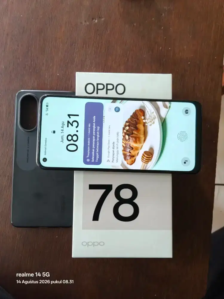 Oppo a78 ori ram 8+8/256