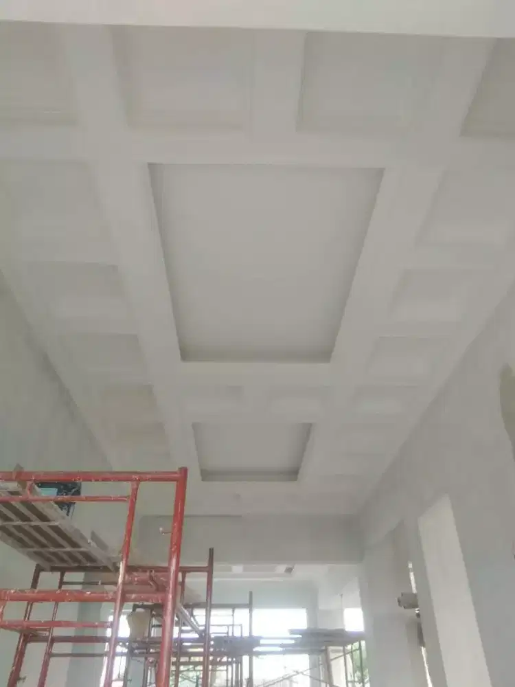 Plafon partisi PVC lis gypsum Alumunium kanopi