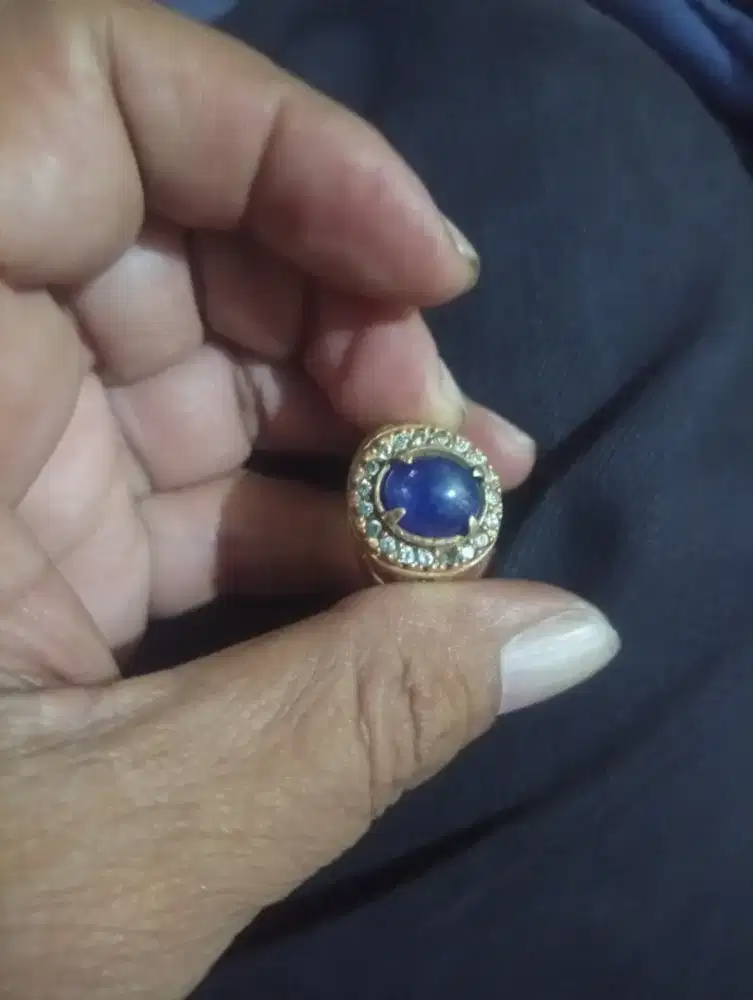 Cincin Blue safir