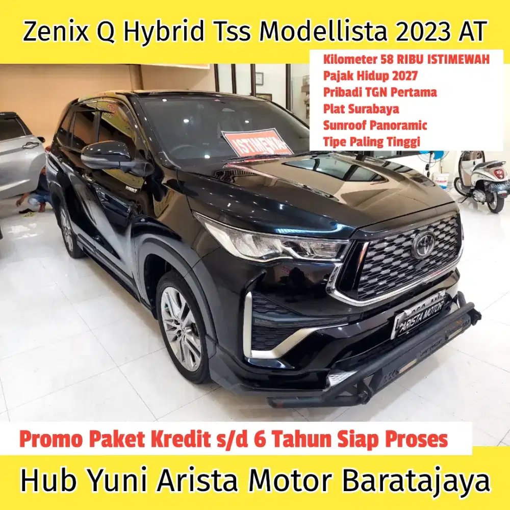 Zenix Q 2.0 Hybrid TSS Modellista 2023 Matic KM58RB TGN1 Pjk2027