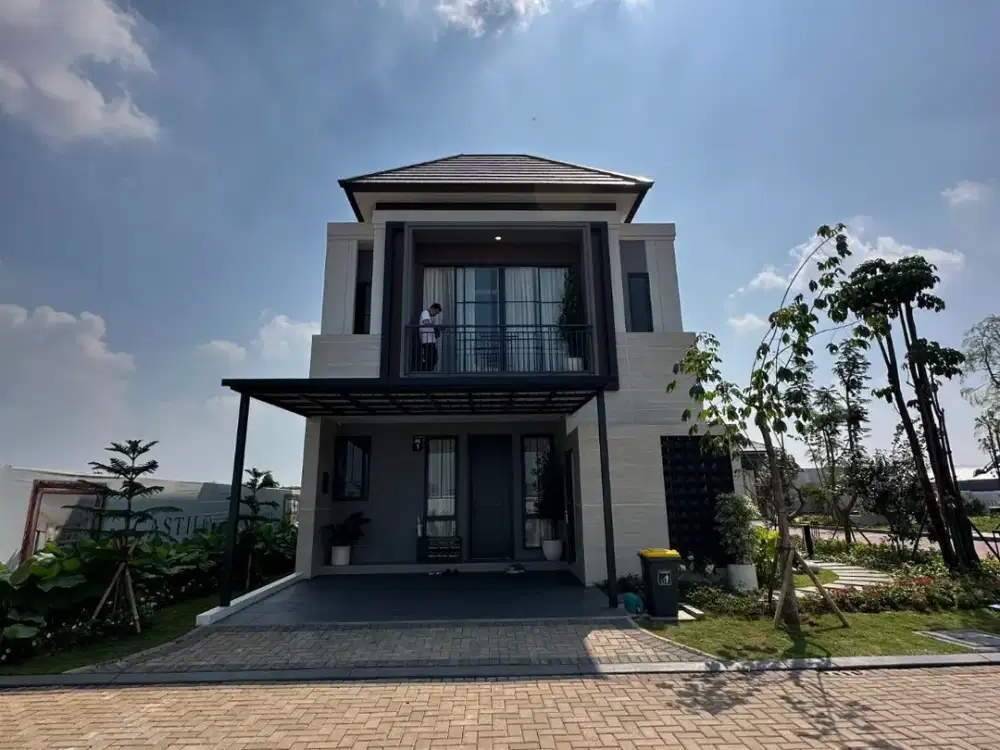 CASTILO TERRAVIA BSD CITY RUMAH MODERN 2 LANTAI 5 MENIT KE MALL EASTVARA!