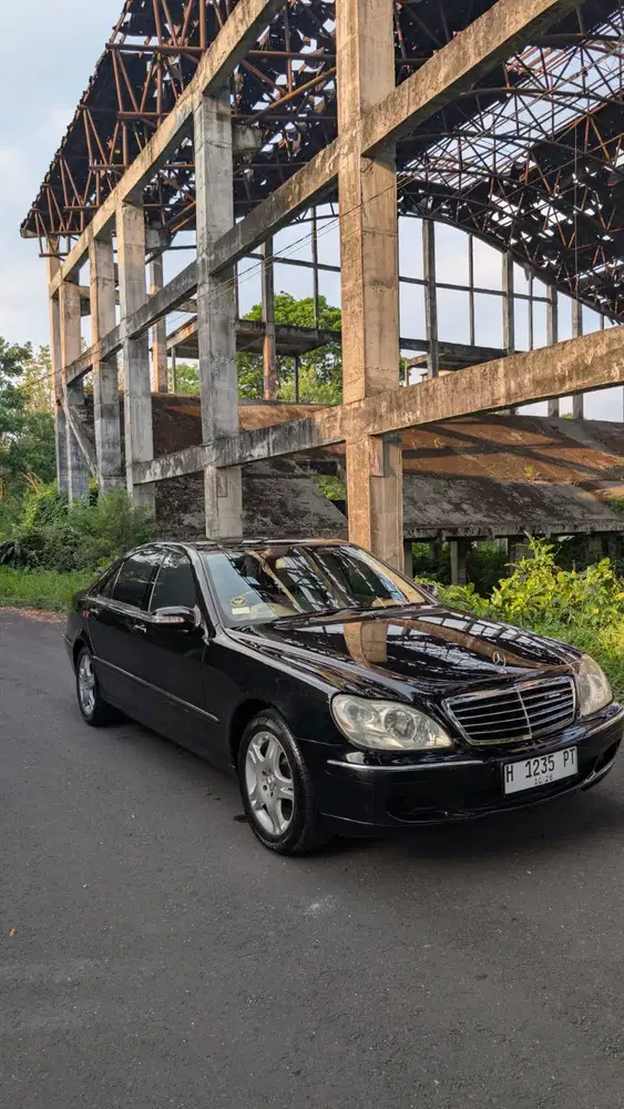 Mercedes Benz S350L W220 2004 black hitam mrcy s350l 2003/2005 ex-ktt