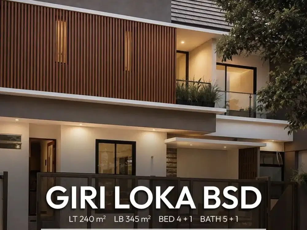 DI JUAL CEPAT RUMAH BARU DI GIRI LOKA BSD