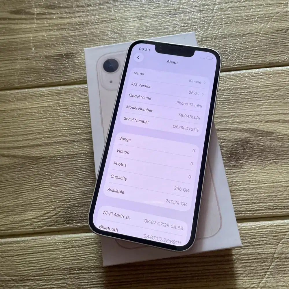 iphone 13 mini 256gb Beacukai Fullset Bisa COD dan TT