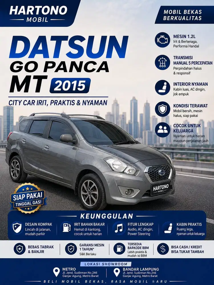 DATSUN GO PANCA MT 2015