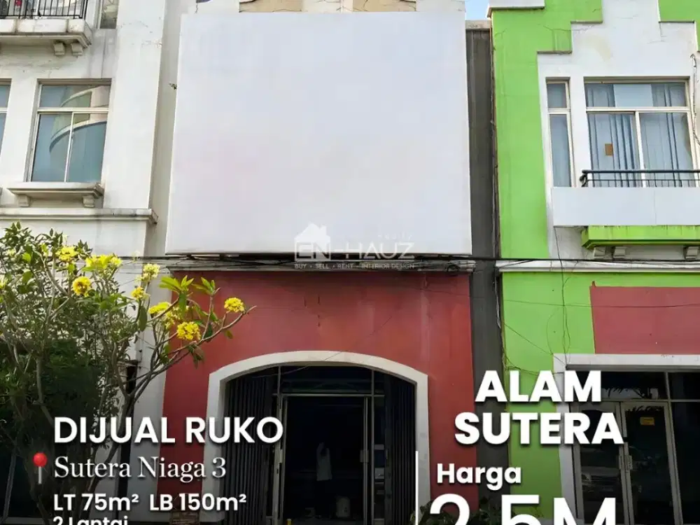 (MC) DIJUAL RUKO SUTERA NIAGA 3, ALAM SUTERA
