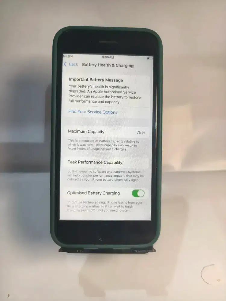 Iphone SE 2 (2020) Hitam 64 GB Bea Cukai Setara IBOX Sinyal Permanen
