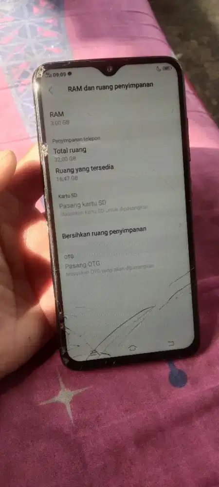 Vivo y93 ram 3/32gb normal