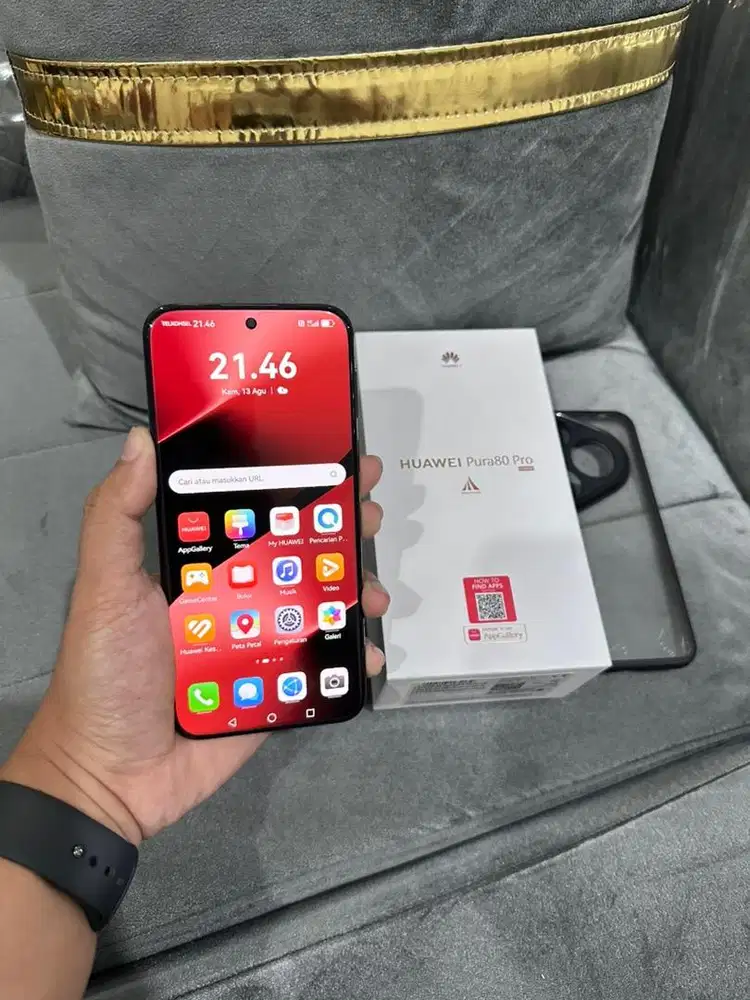 HUAWEI PURA 80 PRO RAM 12/512 GB FULLSET GARANSI 8 BULAN LAGI