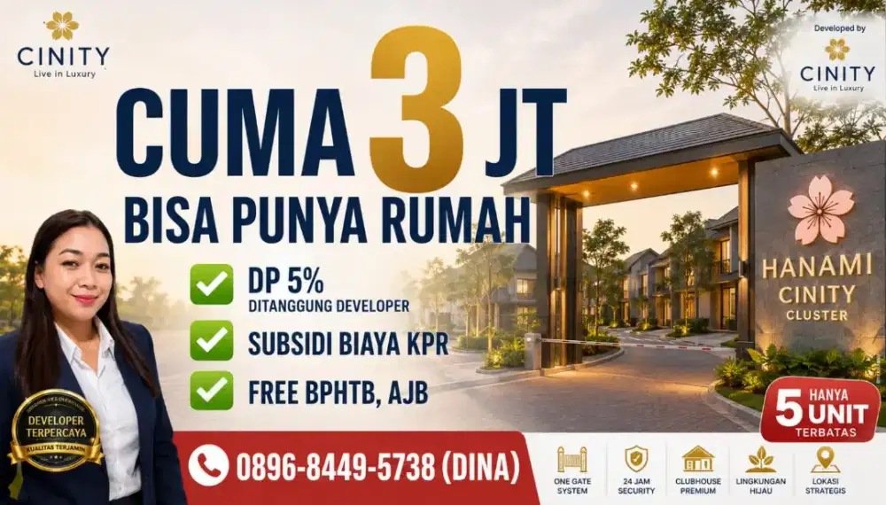 rumah Ready di Cikarang - subsidi dp 5%