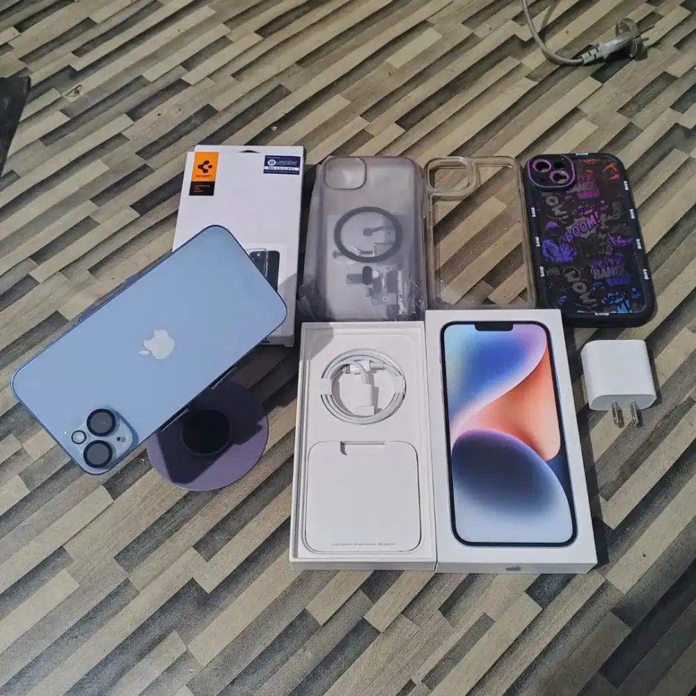 IPHONE 14 PLUS 128 SECOND RESMI INDONESIA LIKE NEW