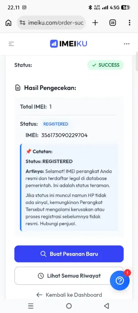 iphone xs 64gb imei register