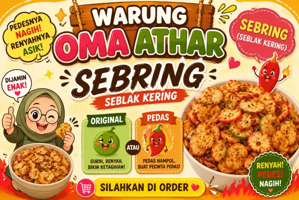 JUAL MAKANAN SEBRING (SEBLAK KERING)