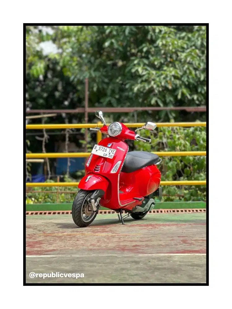 TERMURAH PIAGGIO VESPA PRIMAVERA 150 FACELIFT NEW MODEL TAHUN 2025 RED