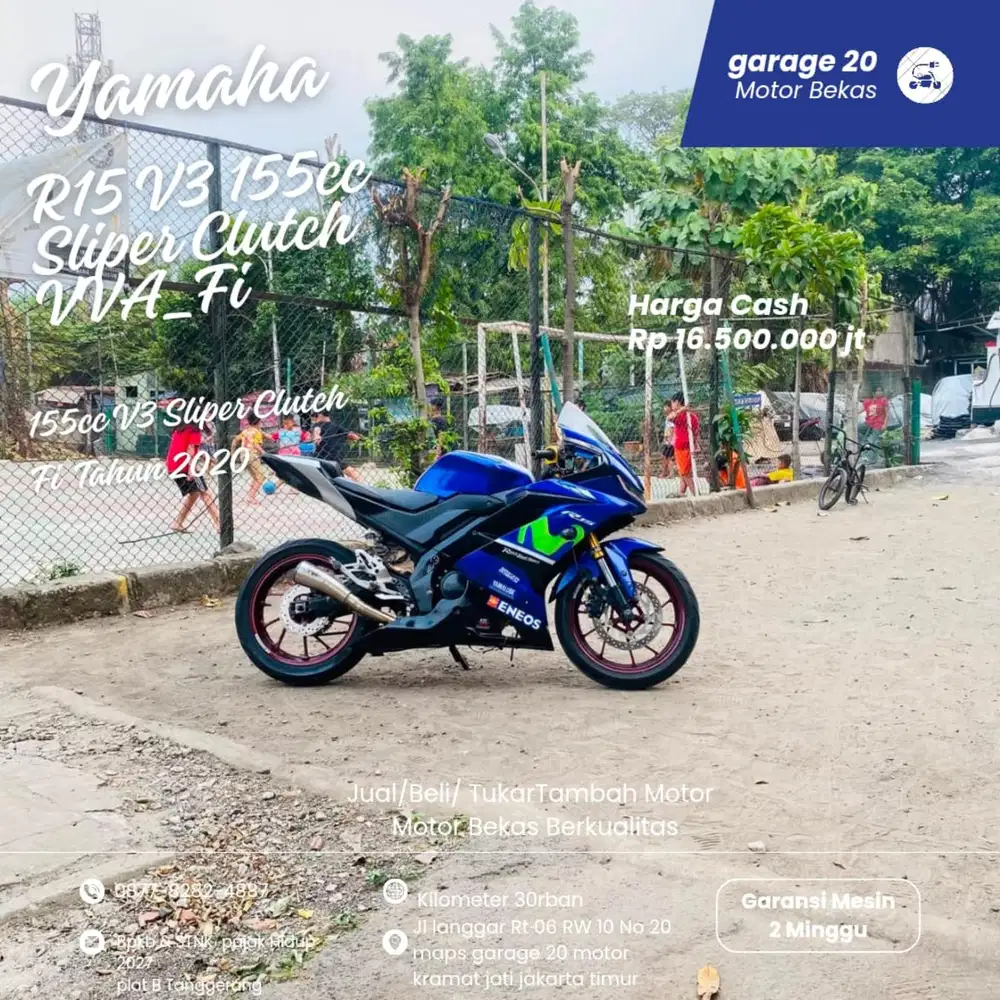 Yamaha R15 V3 155cc Slipper clutch  Tahun 2020