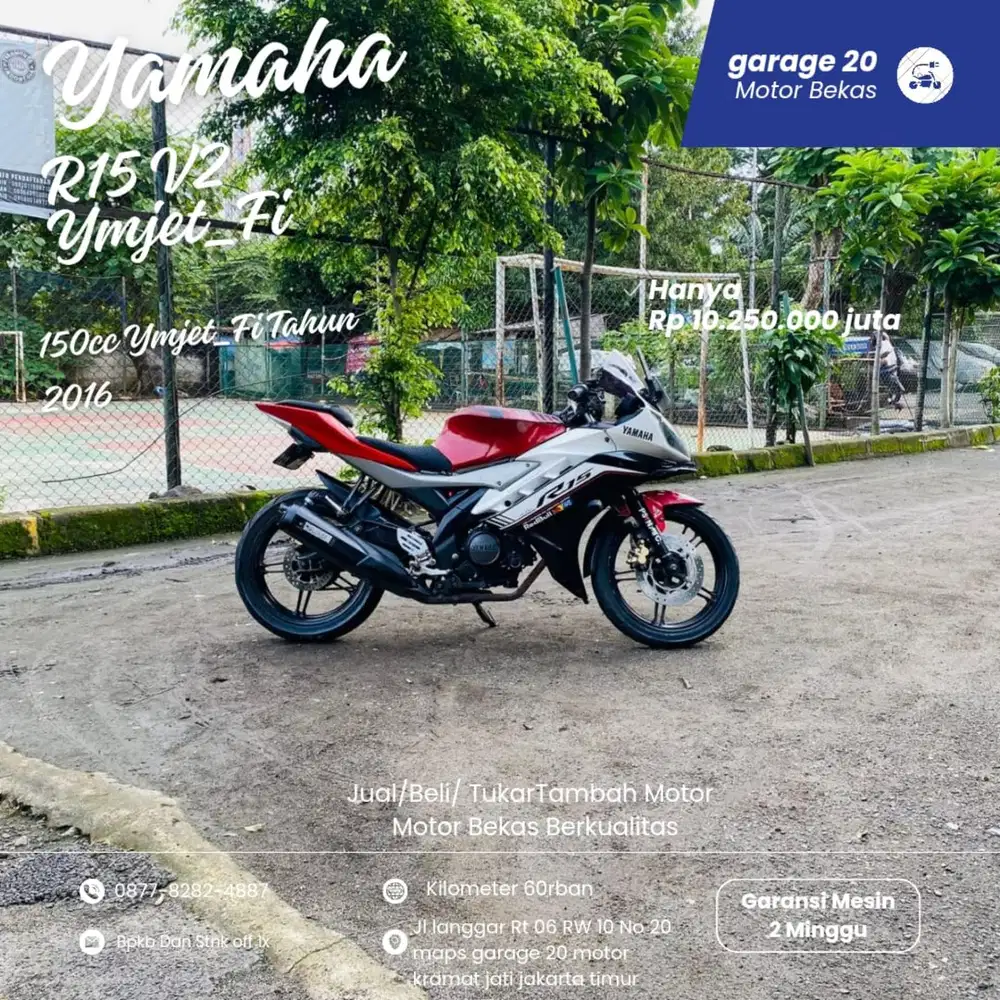 Yamaha R15 V2 Ymjet_Fi Tahun 2016