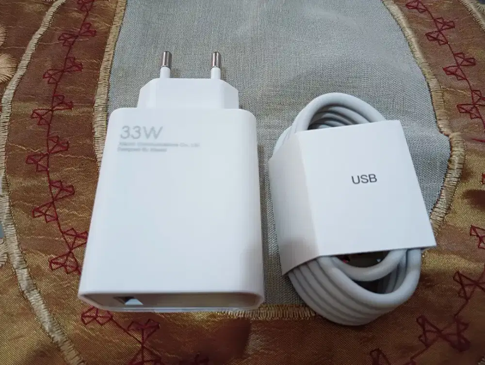 Xiaomi Charger Copotan Original 33 Watt TipeC FastCharge  Baru