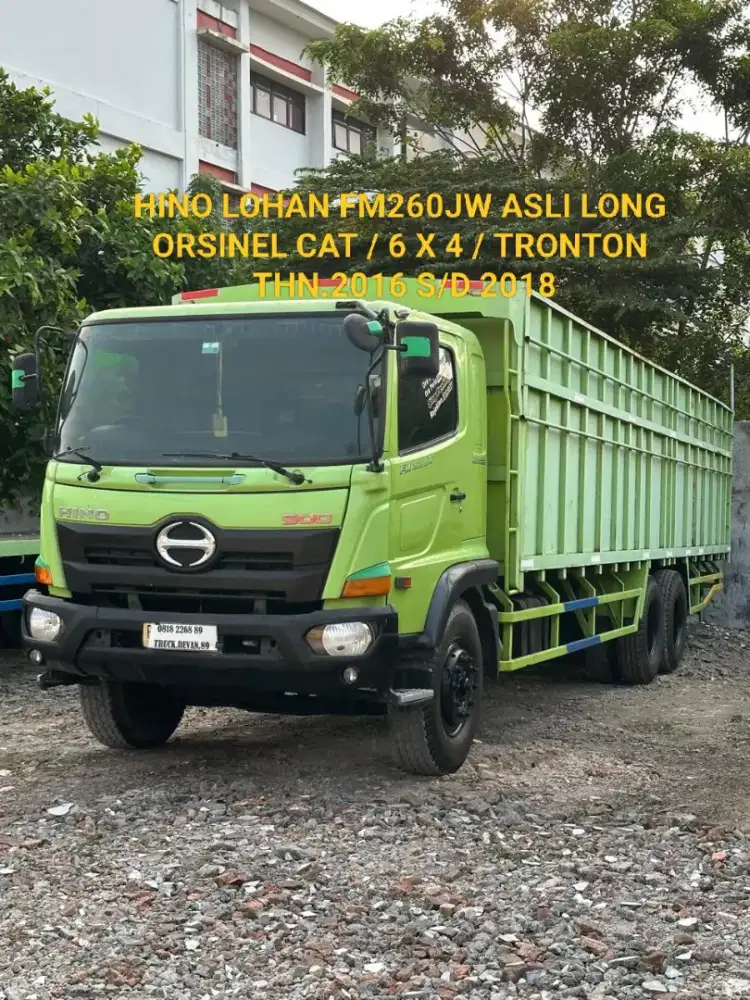 HINO LOHAN FM260JW ASLI LONG 6X4 BAK BESI BARU TRONTON ISTIMEWA
