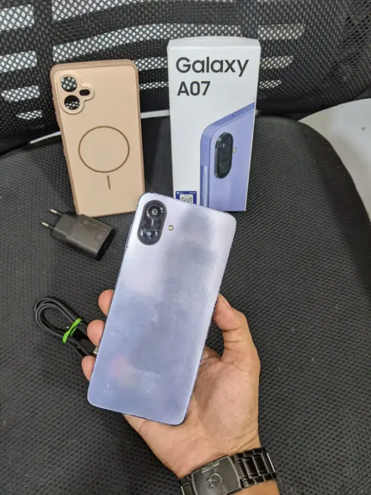 Samsung A07 Ram 8GB 4+4/128GB Lengkap bonus garansi Des2026