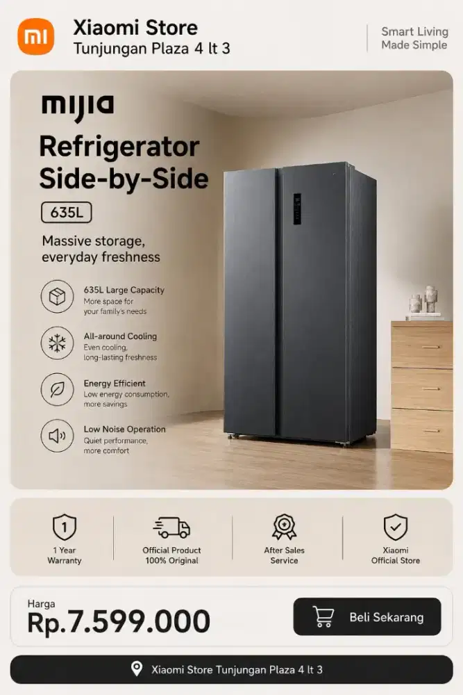 Mijia Refrigerator Side-by-Side