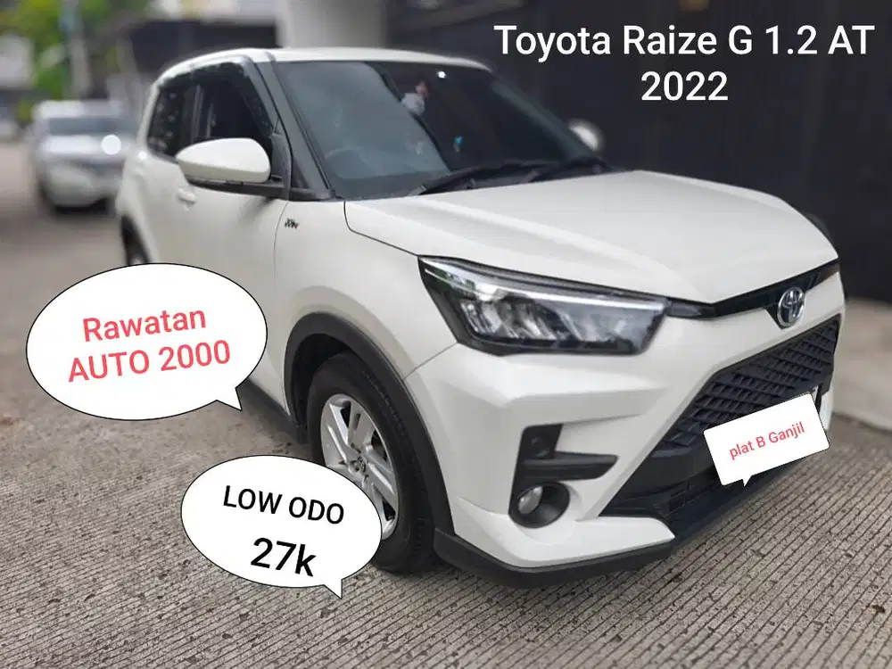 Toyota Raize G AT 1200cc Putih Tangan 1 Dari Baru Plat Ganjil