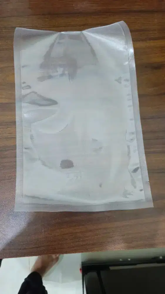 Kantong plastik vakum embos sealer makanan frozen food ukuran 20x30