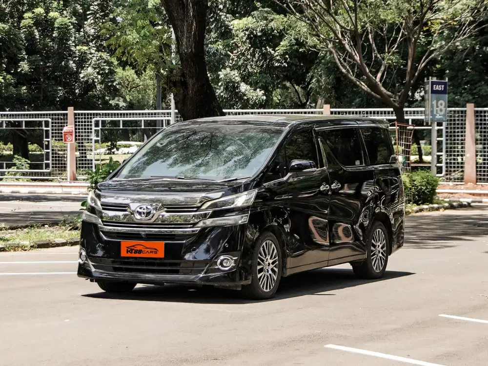 Toyota Vellfire 2.5 G AT 2017 hitam genap
