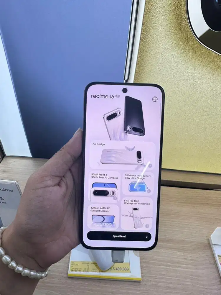 Realme 16 5G 8/256gb cash dan kredit tanpa DP 0% Bunga