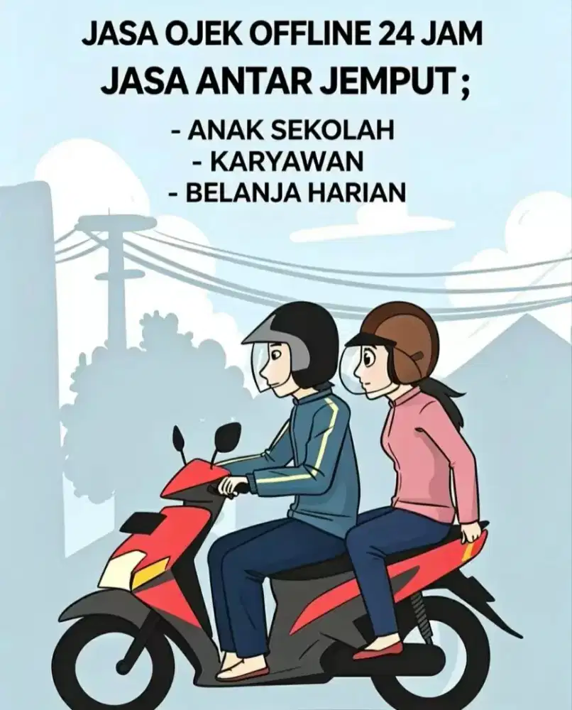 Jasa ojek langganan