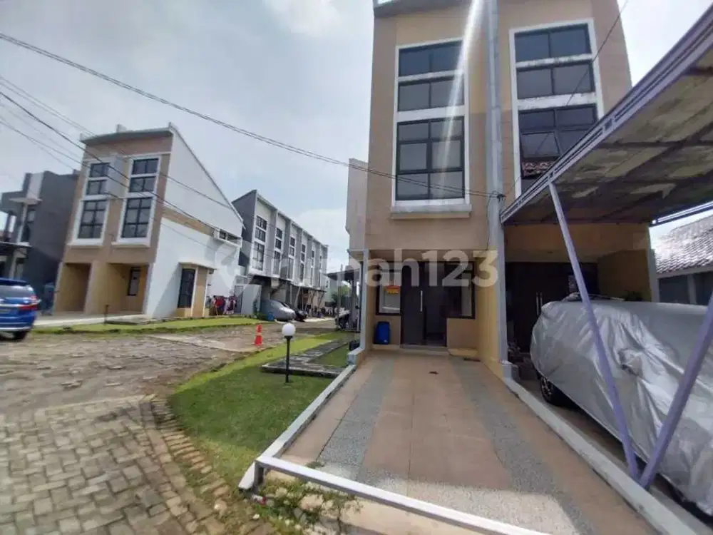 Rumah Baru Dalam Perumahan Besar Di Area Krukut, Harga 893 Juta