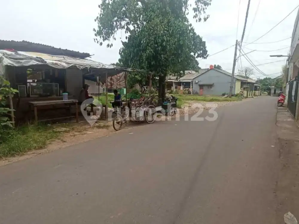 Tanah Bertekstur Datar & Padat Cocok Diperuntukkan Cluster, Dekat Pintu Tol Sawangan