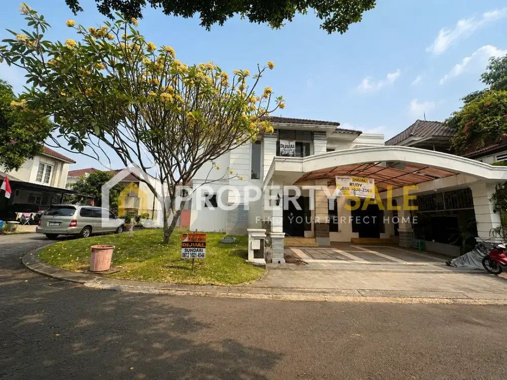DIJUAL DAN DISEWAKAN RUMAH BESAR LUAS HOOK KOSONGAN BAGUS TERAWAT LEGENDA WISATA CIBUBUR COCOK UNTUK KELUARGA BESAR