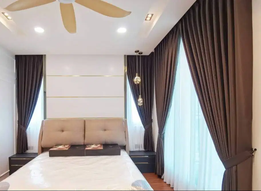 Jual Gorden Jendela & Pintu Gordyn Model Terbaru Wallpaper Dinding 3D