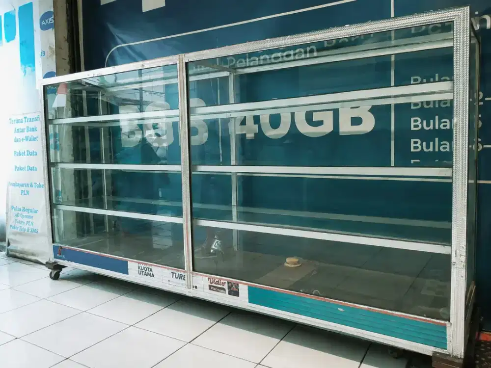 Dijual Etalase Kaca 2 Meter Etalase Toko Etalase Jualan