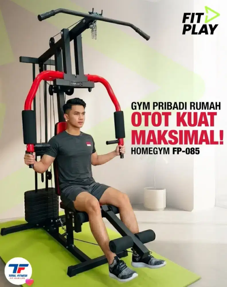 ALAT FITNESS BARU HOME GYM 1 SISI FP 85 BEBAN 50 KG
