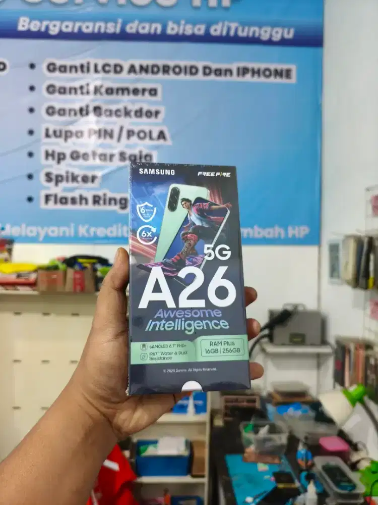 SAMSUNG A26 5G 8/256 NEW SEGEL PROMO TERMURAH