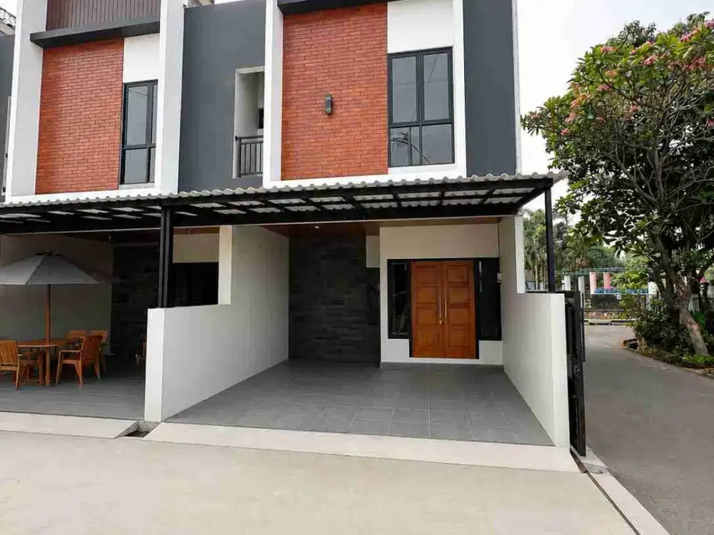 Jual Rumah Baru Di Bambu Apus Jakarta Timur Akses Jalan 2 Mobil, Cluster