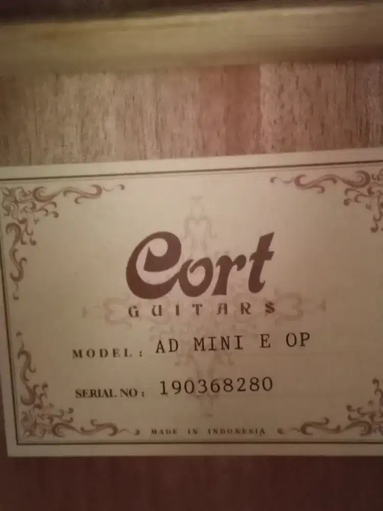 Gitar Cort AD Mini E OP Original