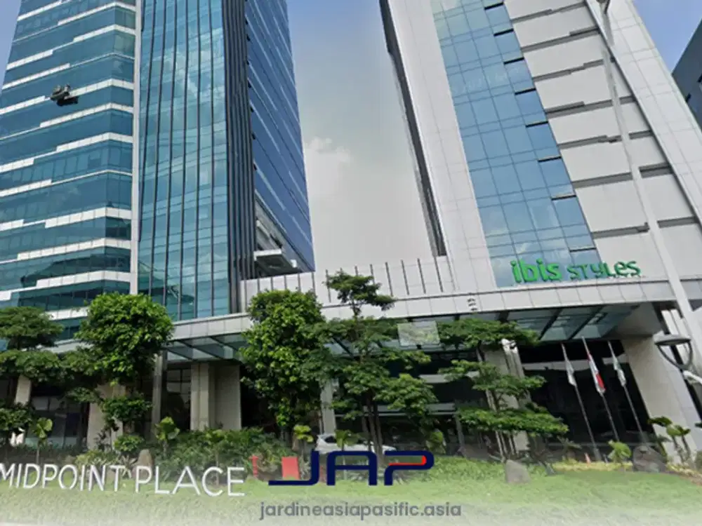 Kantor di Midpoint Place Luas 307.38 sqm Furnished Area Jakarta Pusat